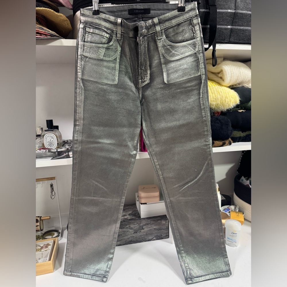 J Brand Charcoal Denim Pants - Picture 2 of 4